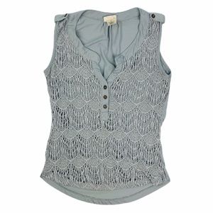 Self Esteem Knit‎ Lace Tank Top